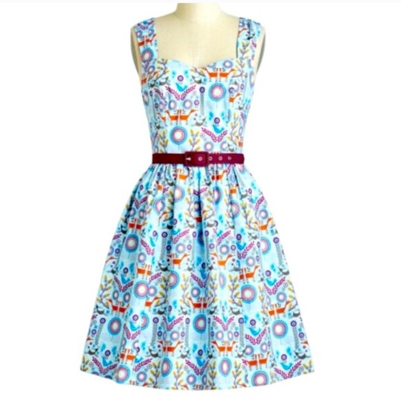 ModCloth fit and flare dress size S - Picture 13 of 15